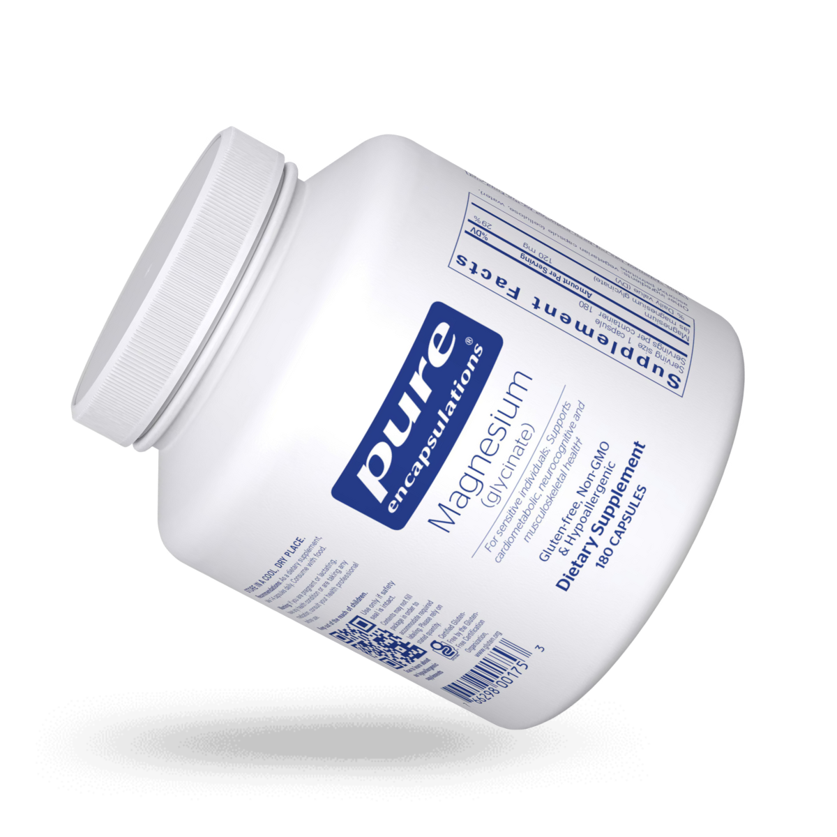 Pure Encapsulations Magnesium Glycinate 180 Capsules
