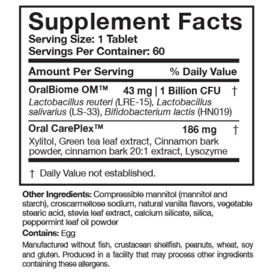 Researched Nutritionals OraMax™ 60 Tablets