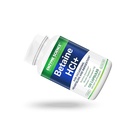 enzyme science Betaine HCl+ 120 Capsules