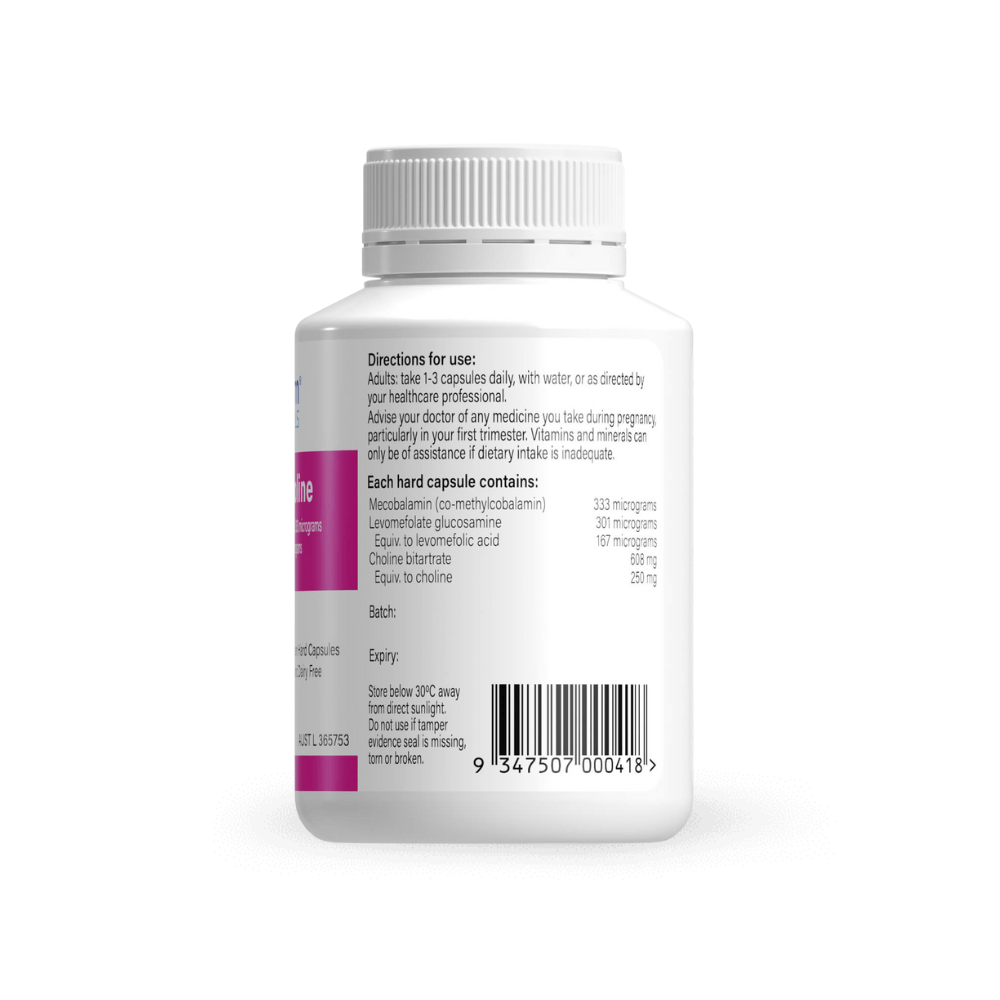 Met5Folate Choline 90 Capsules