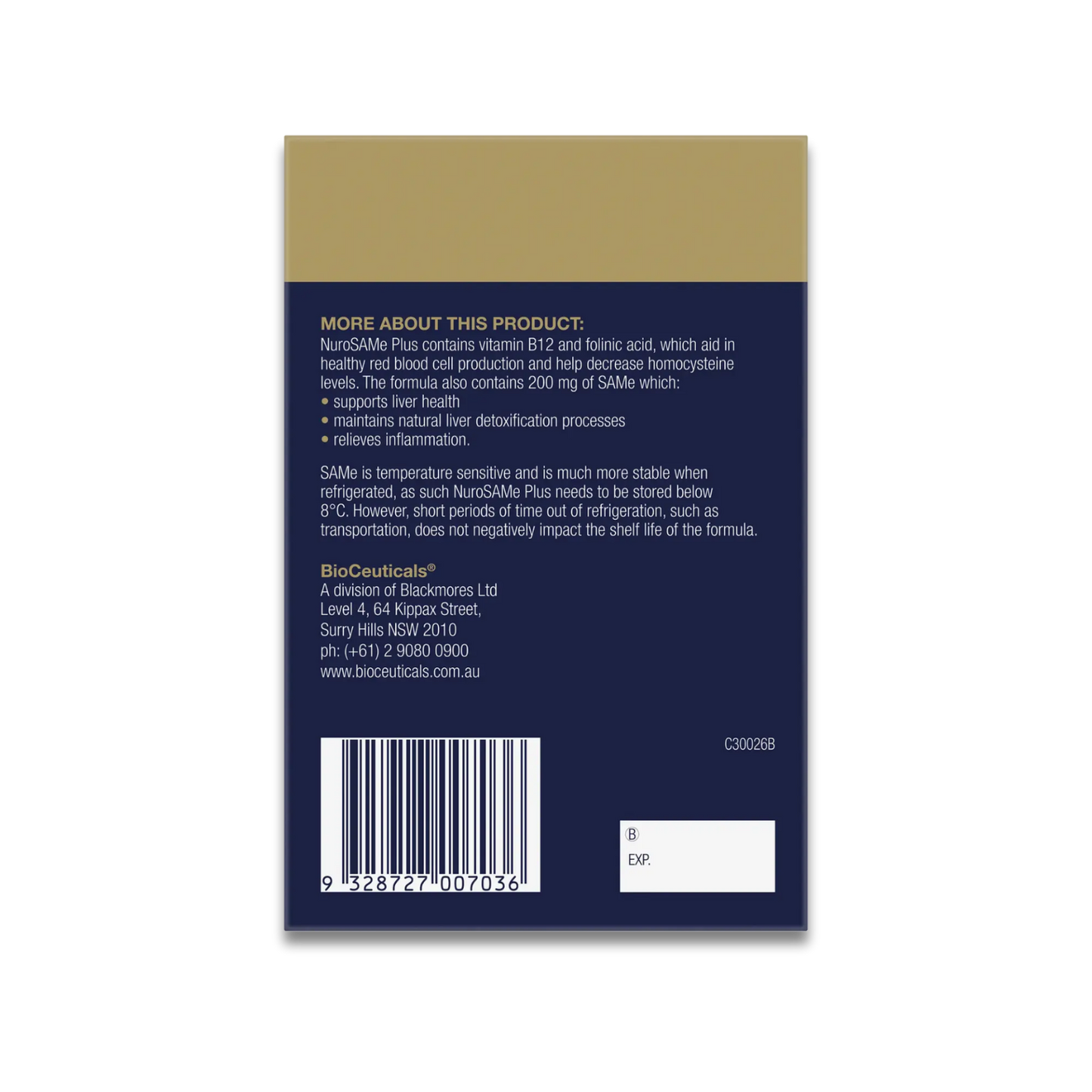 BioCeuticals NuroSAMe Plus