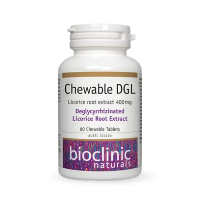 Bioclinic Naturals Chewable DGL 60ct