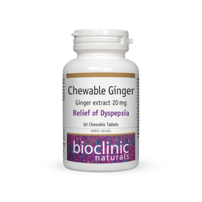Bioclinic Naturals Chewable Ginger 60ct