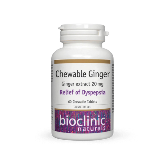 Bioclinic Naturals Chewable Ginger 60ct