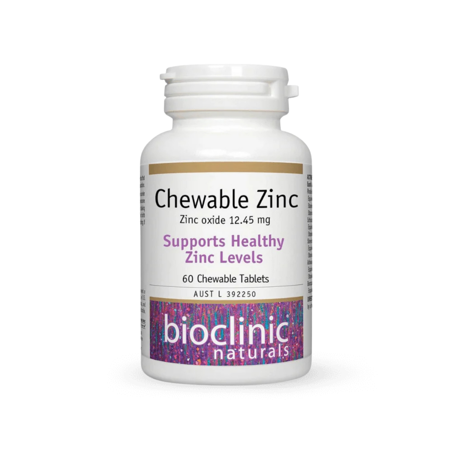 Bioclinic Naturals Chewable Zinc 60ct