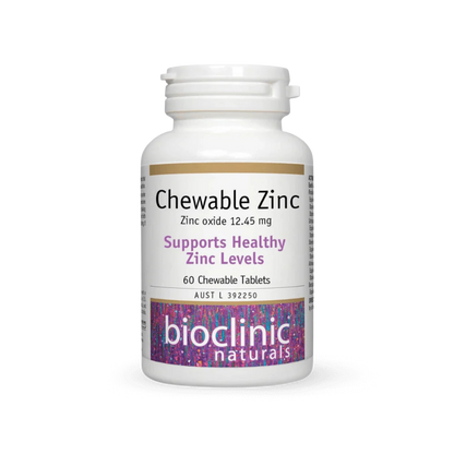 Bioclinic Naturals Chewable Zinc 60ct