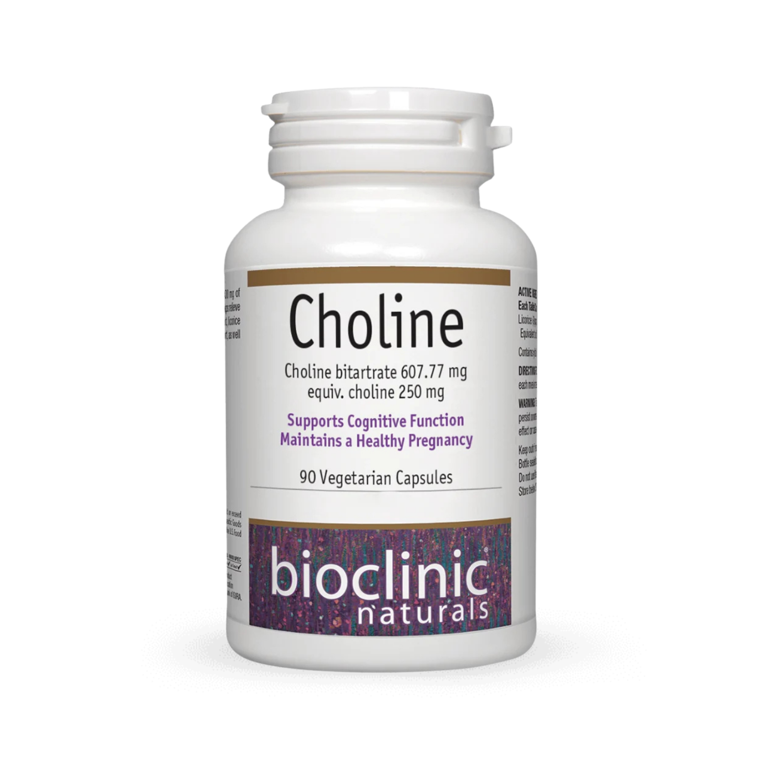 Bioclinic Naturals Choline 90 Capsules | Millevita