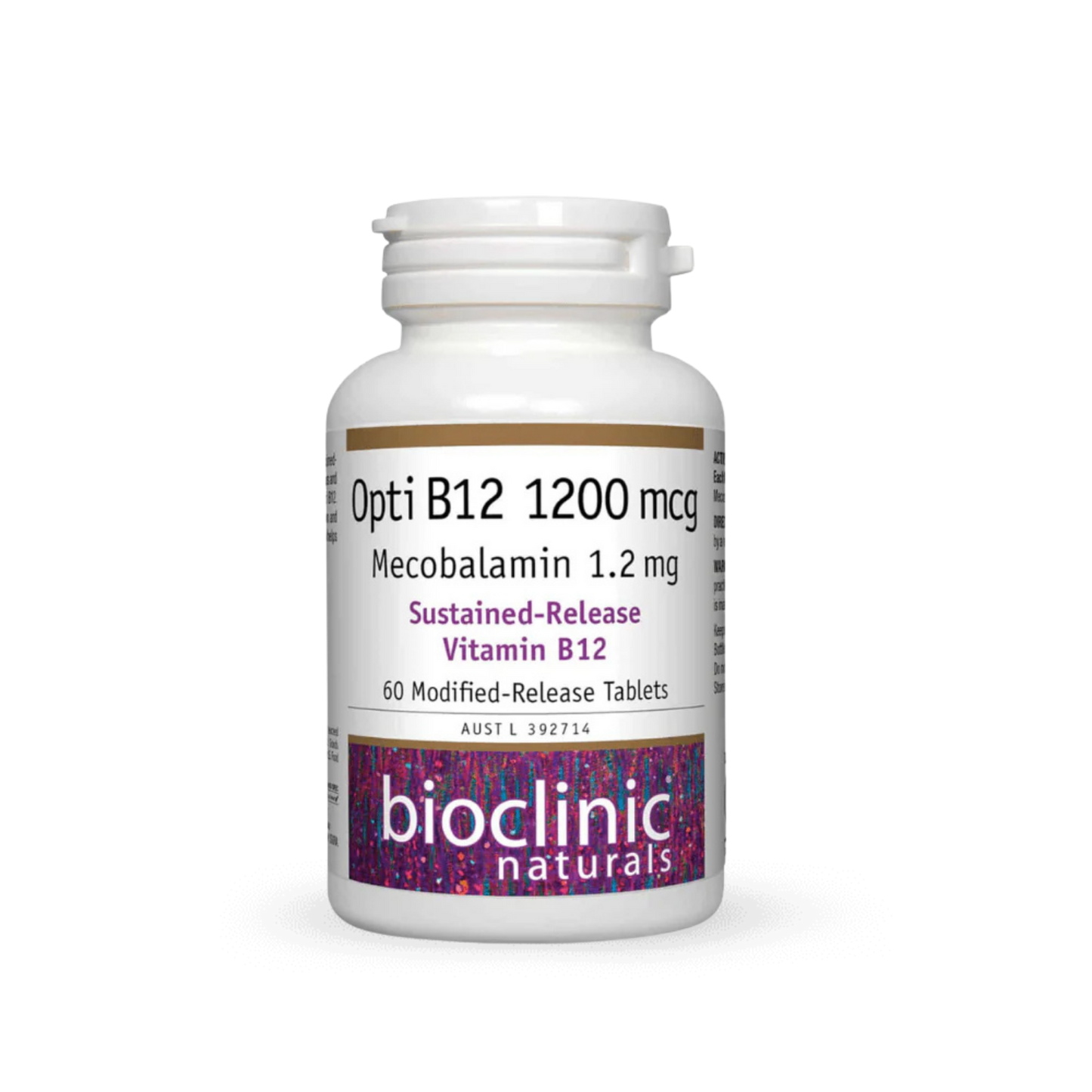 Bioclinic Naturals Opti B12 1200mcg 60 Tablets