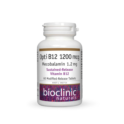 Bioclinic Naturals Opti B12 1200mcg 60 Tablets