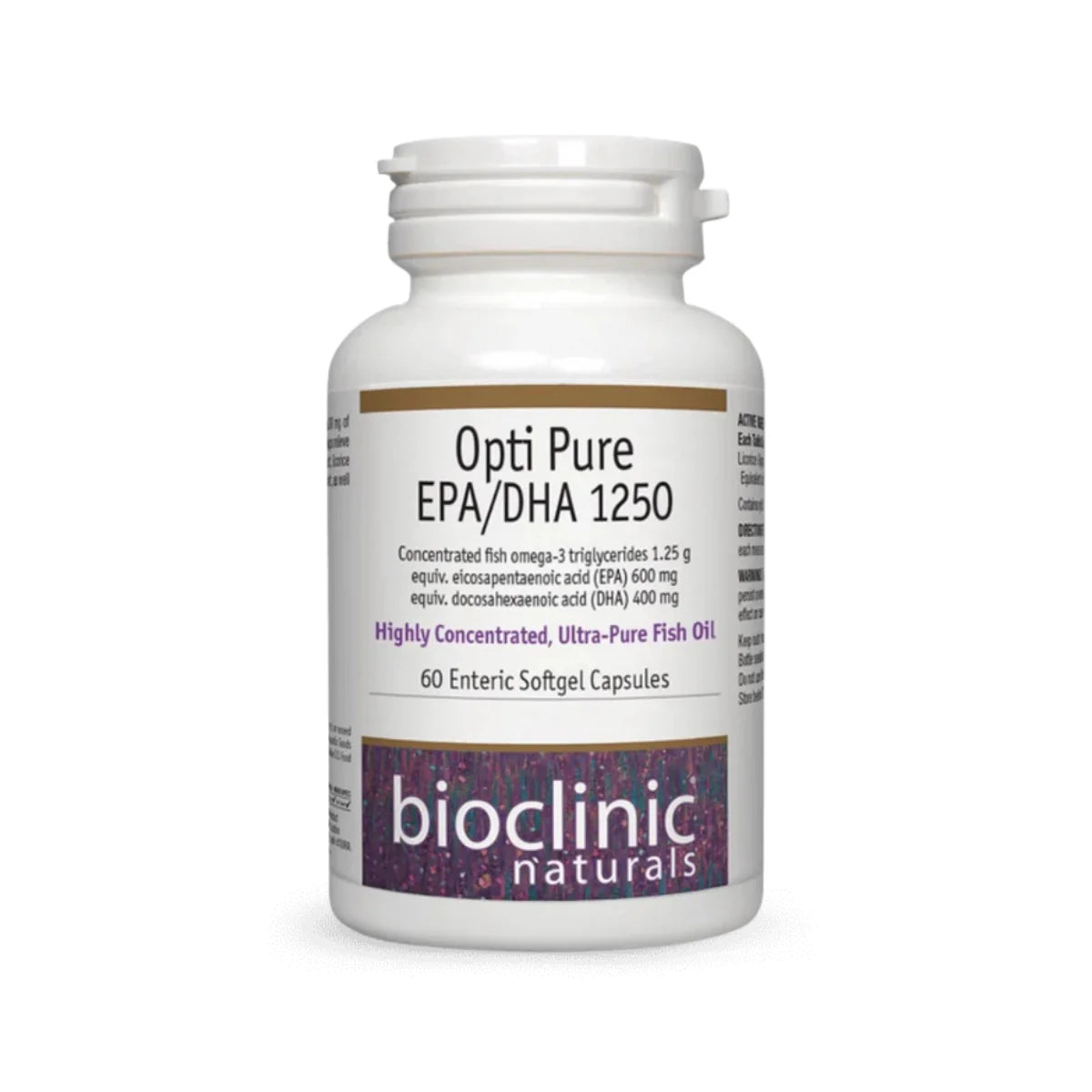 Opti Pure EPA/DHA 1250 60 Enteric Softgel Capsules
