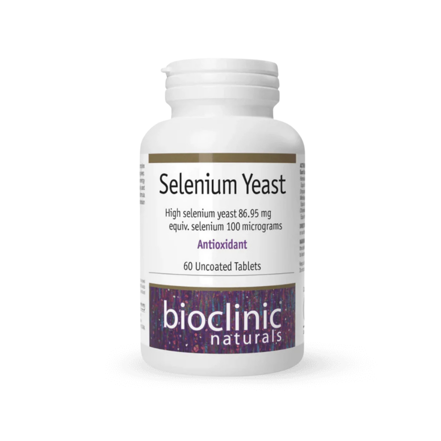 Bioclinic Naturals Selenium Yeast 60 Uncoated Tablets