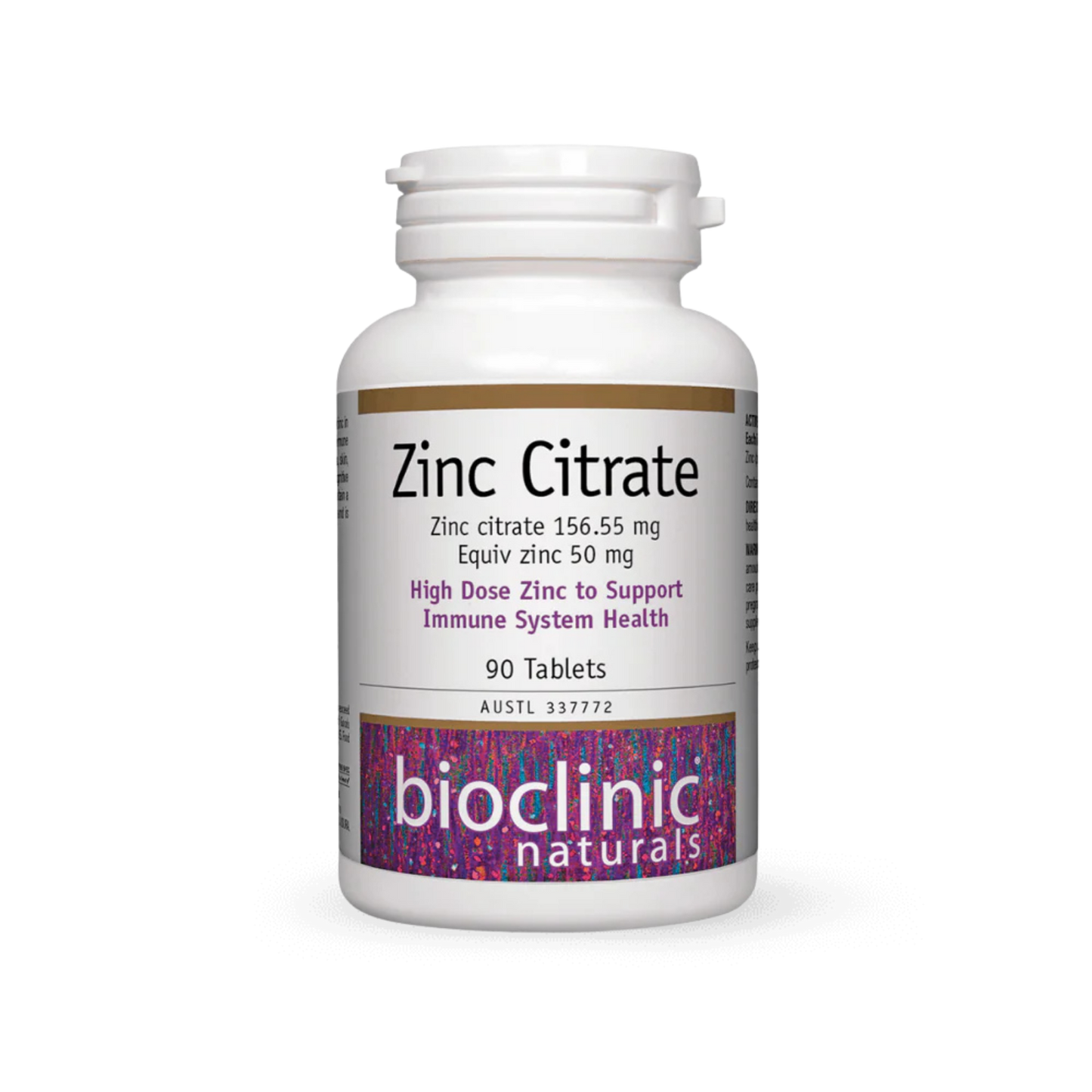 Bioclinic Naturals Zinc Citrate 90t
