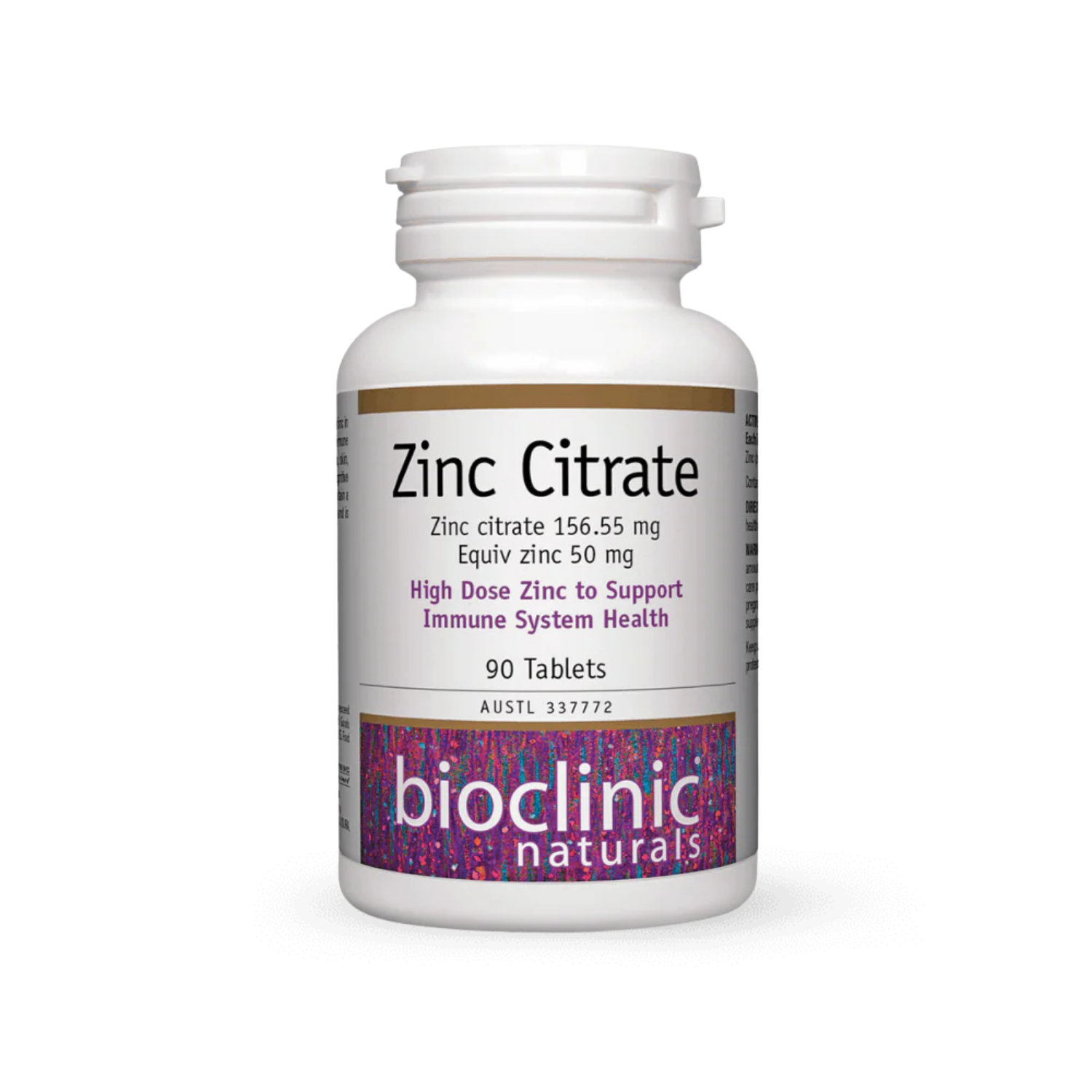 Bioclinic Naturals Zinc Citrate 90t