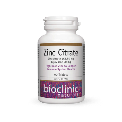Bioclinic Naturals Zinc Citrate 90t