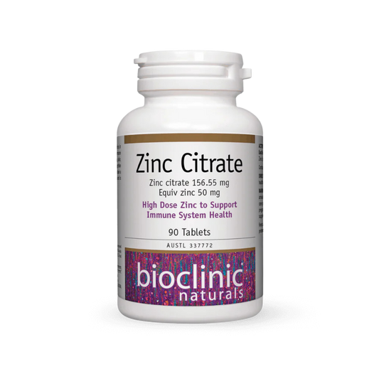 Bioclinic Naturals Zinc Citrate 90t