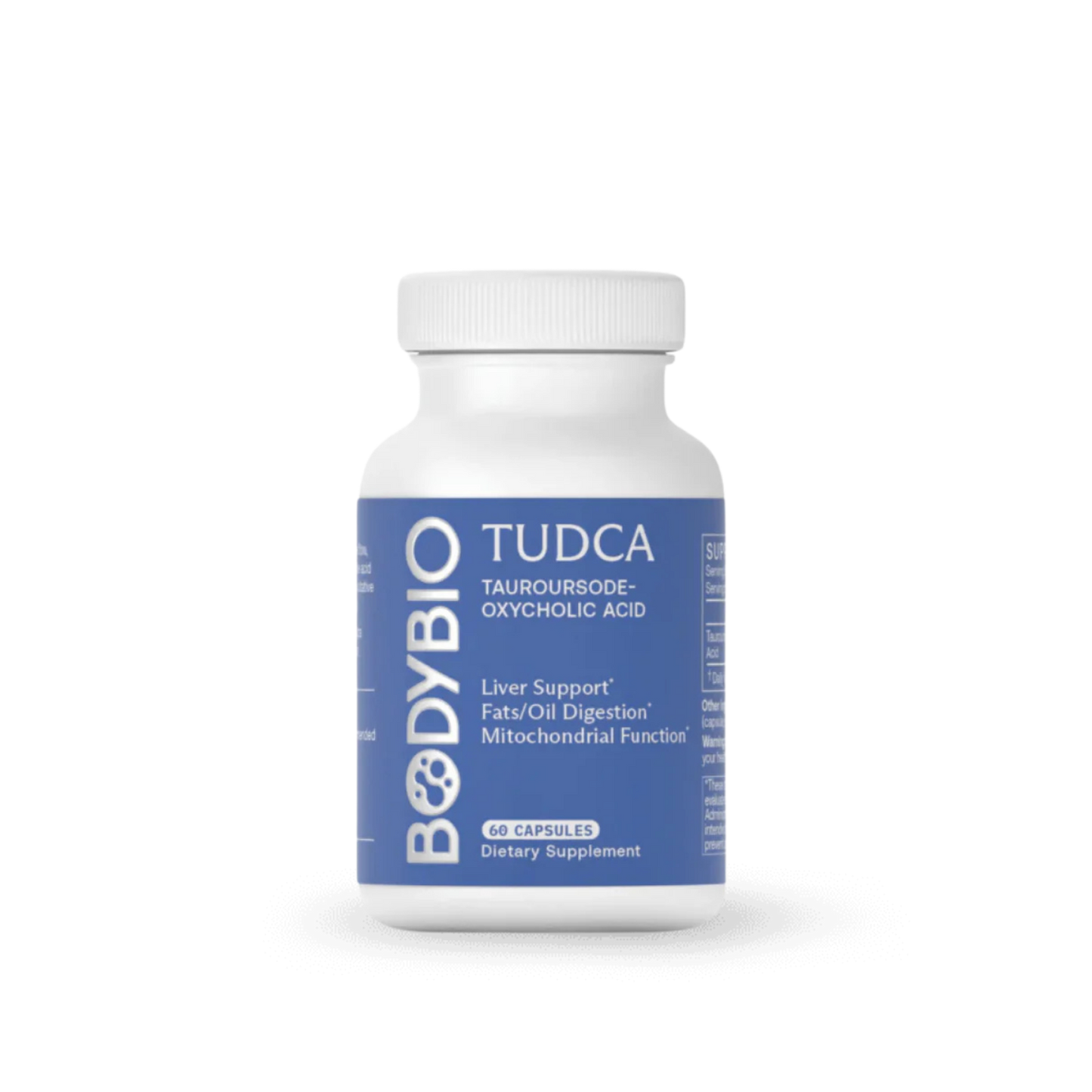 BodyBio TUDCA (Tauroursodeoxycholic Acid) 60c