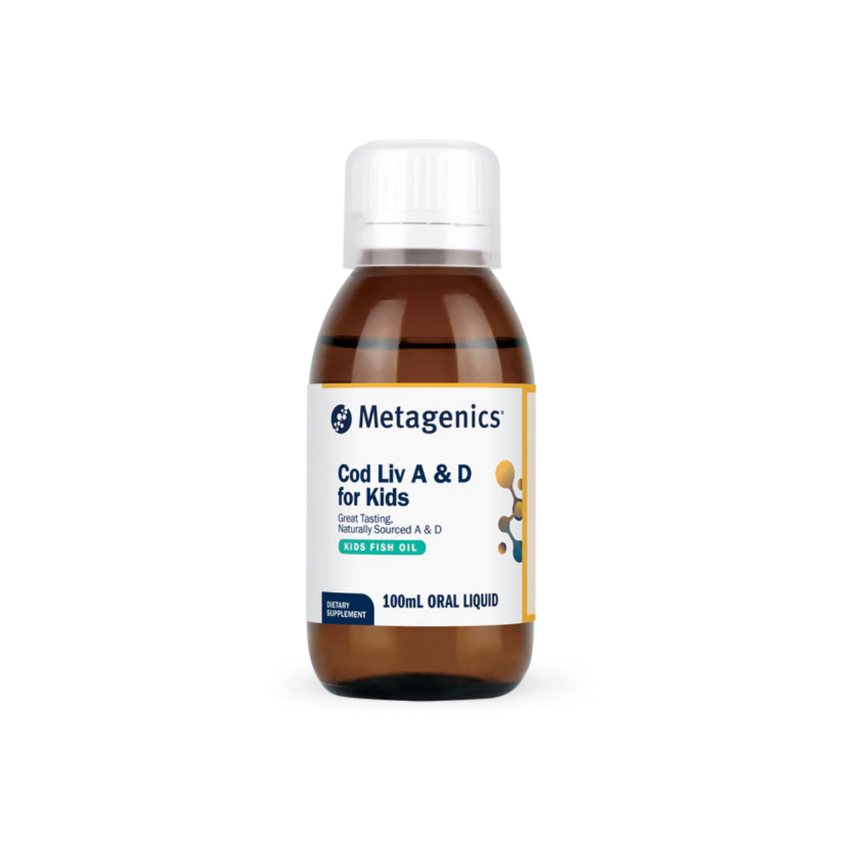 Metagenics Cod Liv A & D for Kids 100ml