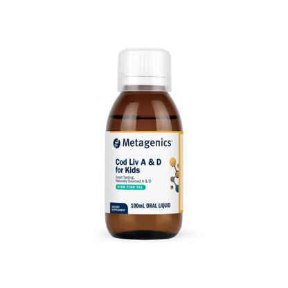 Metagenics Cod Liv A & D for Kids 100ml