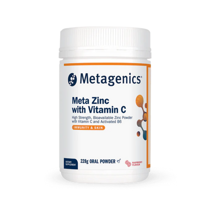 Metagenics Meta Zinc with Vitamin C Raspberry 228g