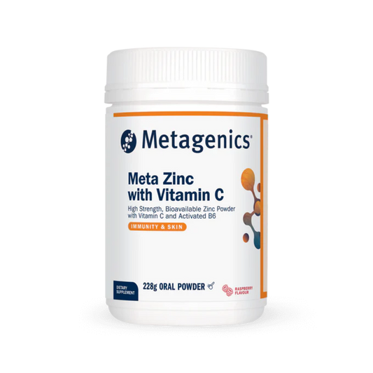 Metagenics Meta Zinc with Vitamin C Raspberry 228g