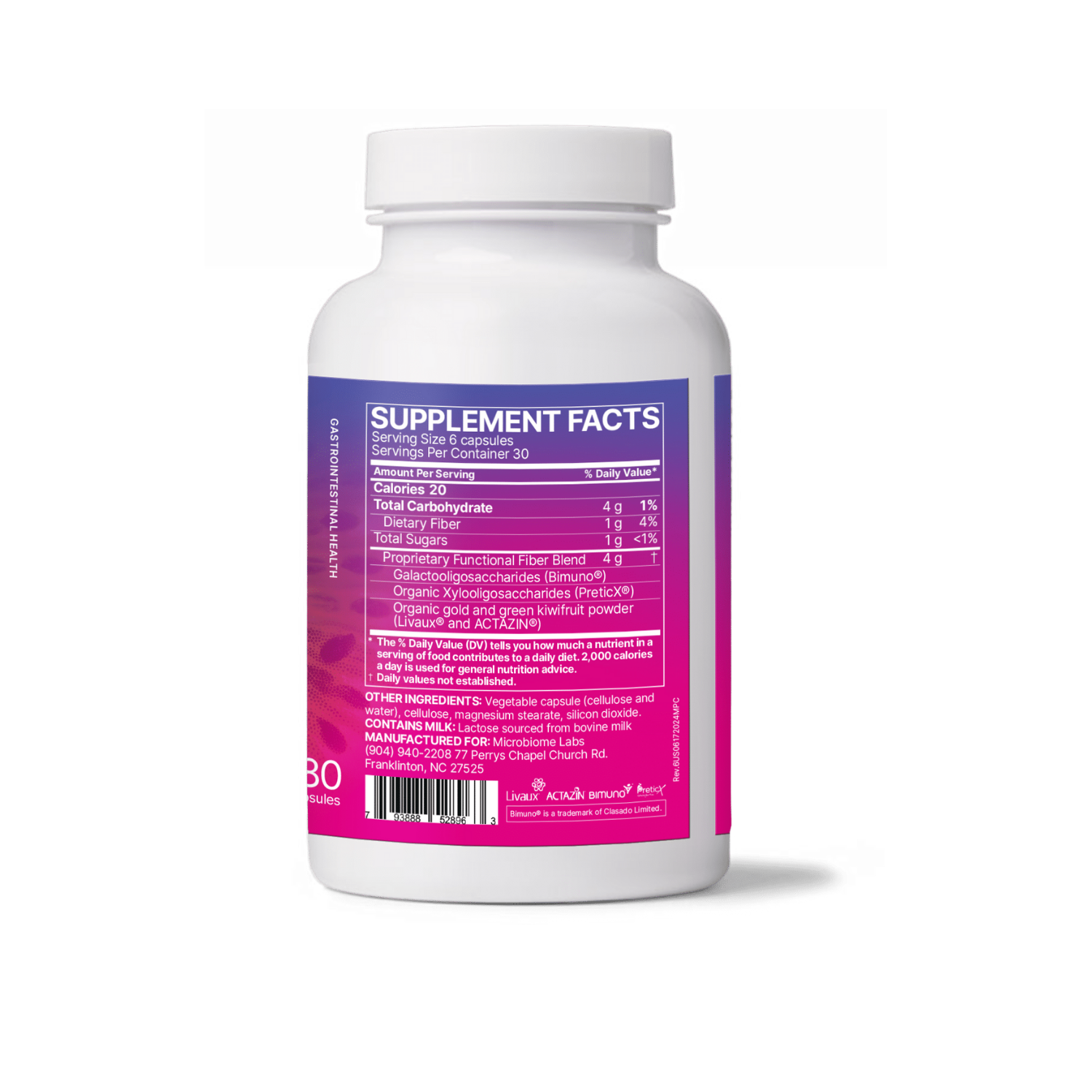Microbiome Labs MegaPre 180 Capsules