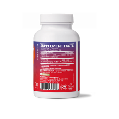 Microbiome Labs MegaQuinD3 60 Capsules