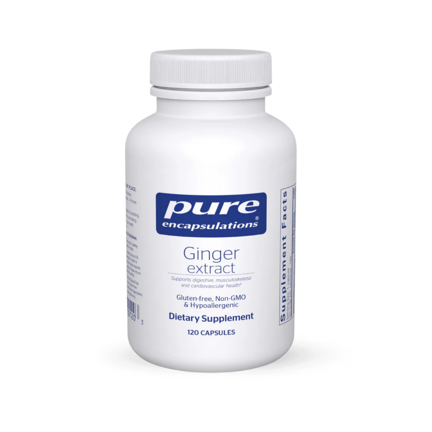 Pure Encapsulations Ginger Extract 120 Capsules