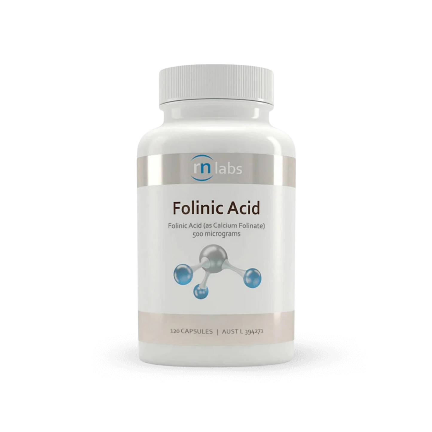 RN Labs Folinic Acid 120 Capsules