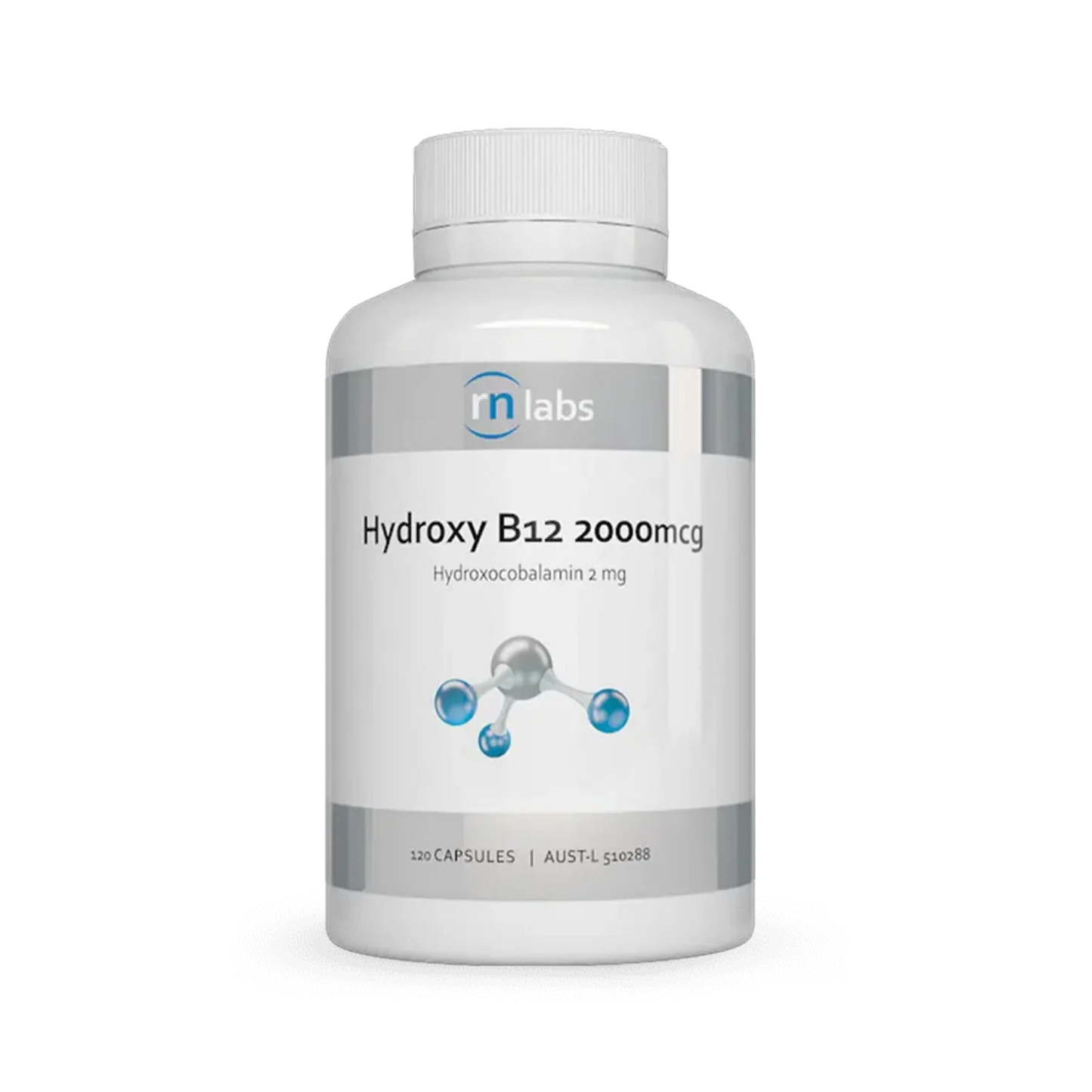 RN Labs Hydroxy B12 2000mcg 120 Capsules