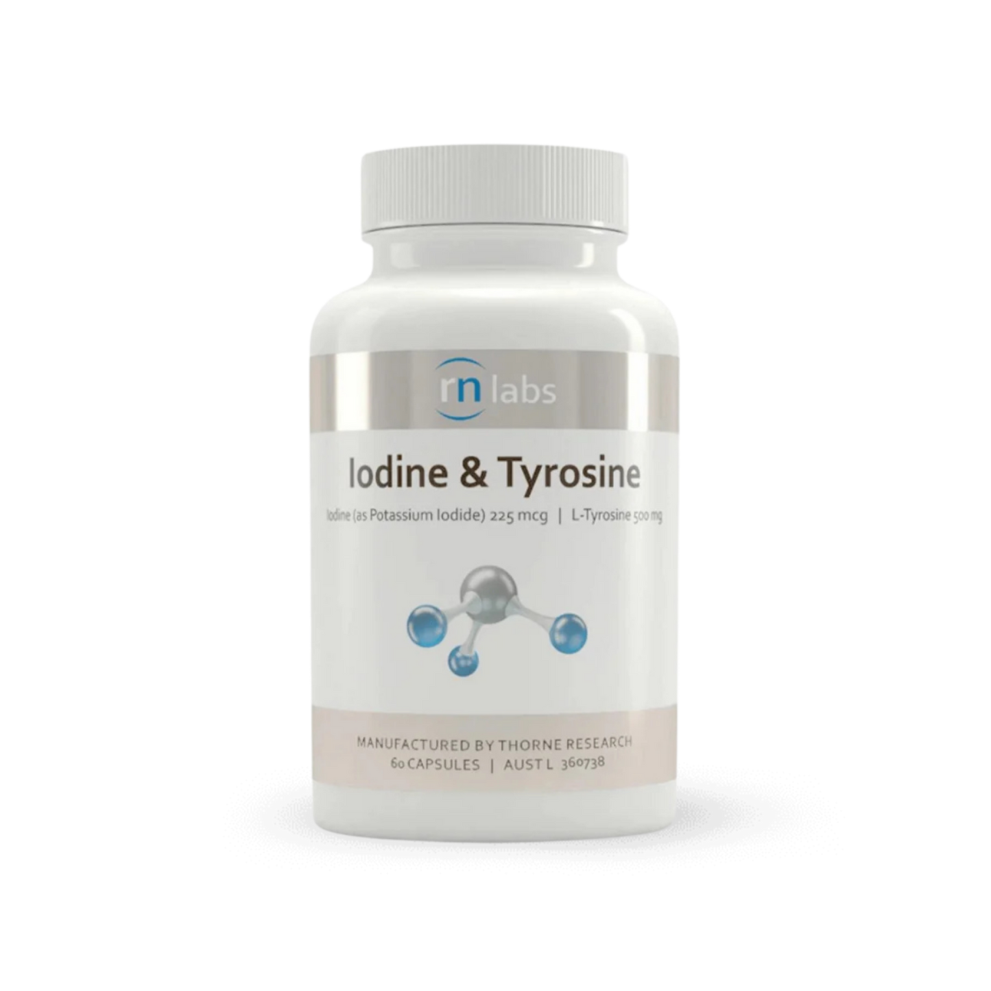 RN Labs Iodine & Tyrosine 60 Capsules