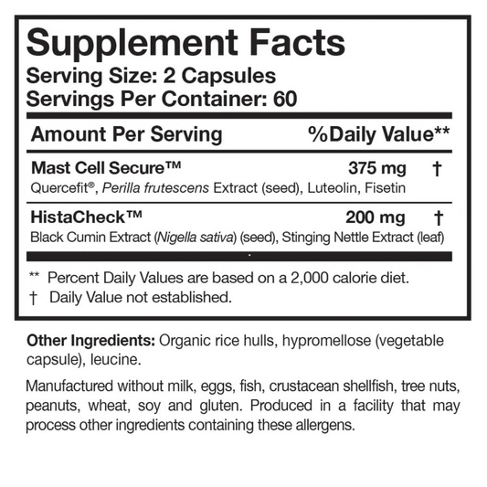 Researched Nutritionals HistaQuel® 120 Capsules