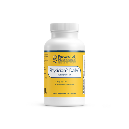 Researched Nutritionals Physician’s Daily™ Multivitamin + D3 60 Capsules