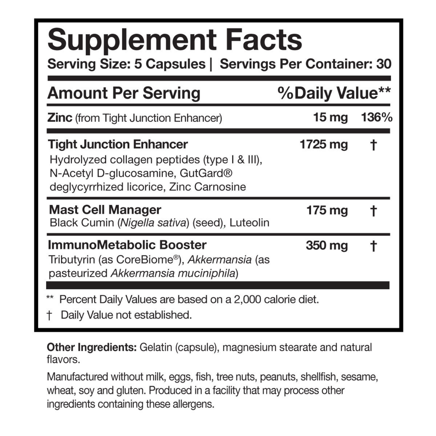 Researched Nutritionals RenewGut Thrive™ 150 Capsules