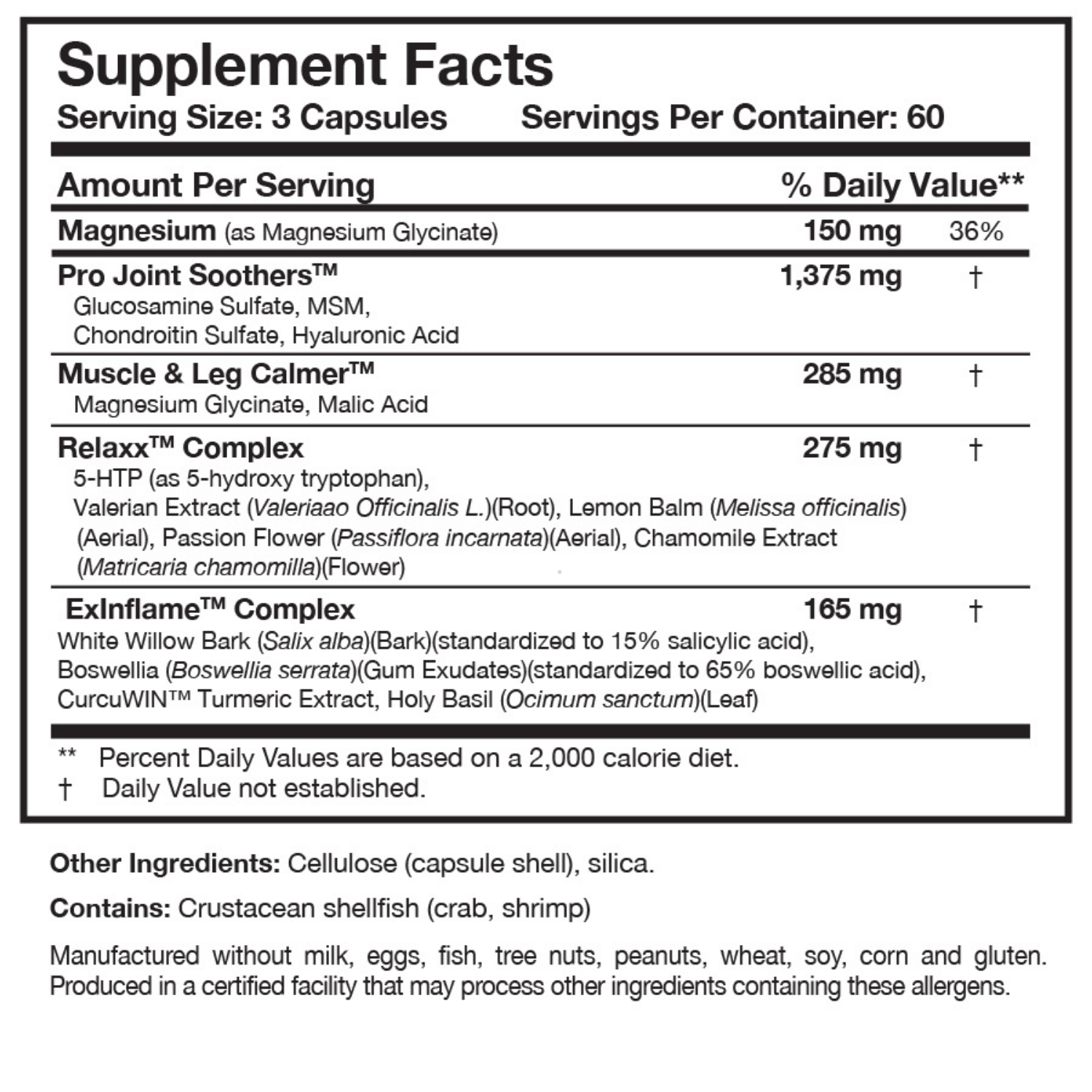 Researched Nutritionals Soothe & Relaxx™ 180 Capsules