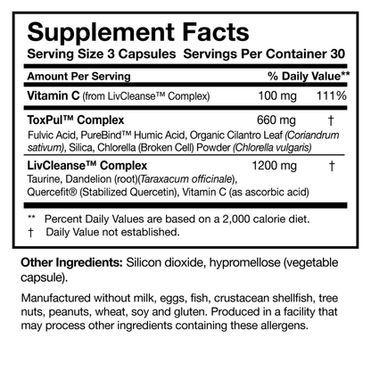 Researched Nutritionals ToxinPul™ 90 Capsules
