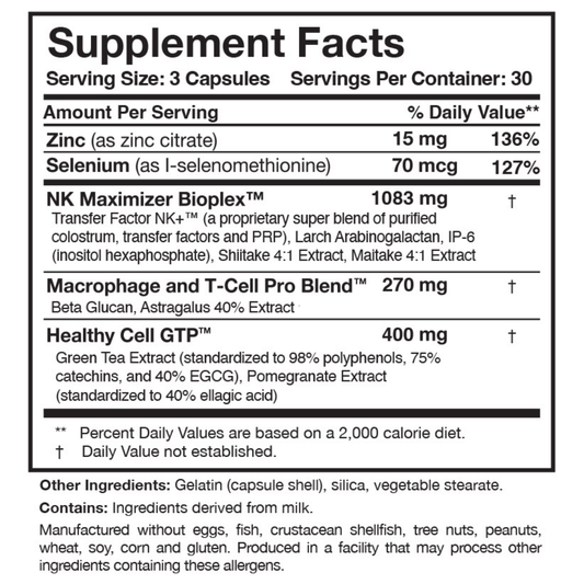 Researched Nutritionals Transfer Factor Multi-Immune™ 90 Capsules