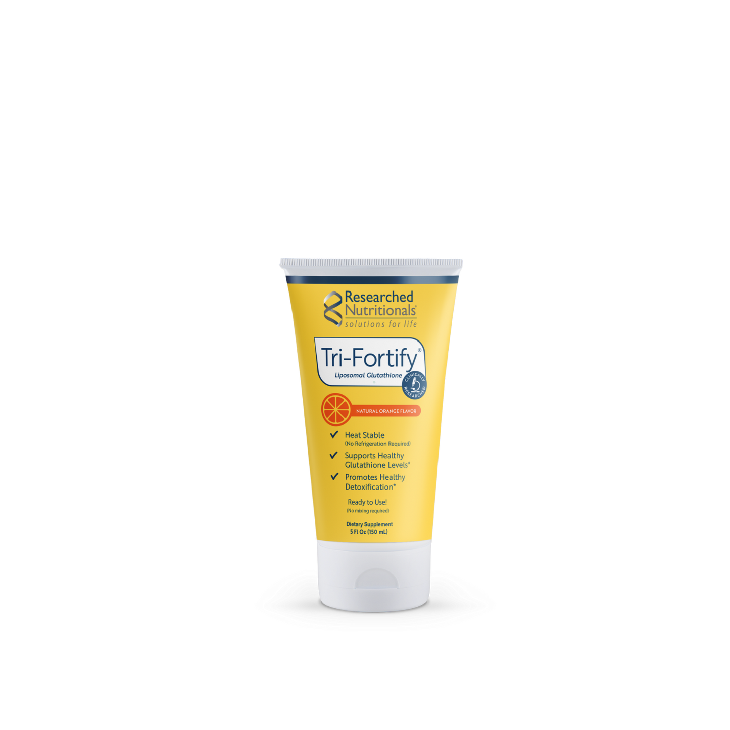 Researched Nutritionals Tri-Fortify® Liposomal Glutathione – Orange 150mL