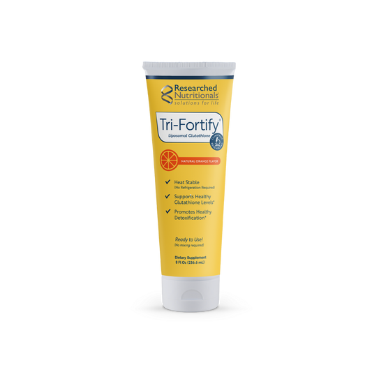 Researched Nutritionals Tri-Fortify® Liposomal Glutathione – Orange 236.6mL