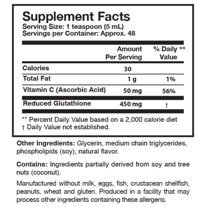 Researched Nutritionals Tri-Fortify® Liposomal Glutathione – Watermelon 226.6mL