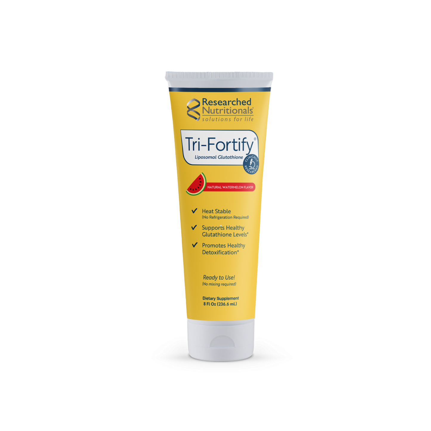 Researched Nutritionals Tri-Fortify® Liposomal Glutathione – Watermelon 226.6mL