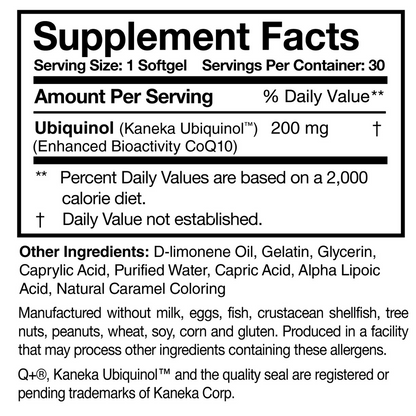 Ubiquinol Super 200 | 30 Softgel