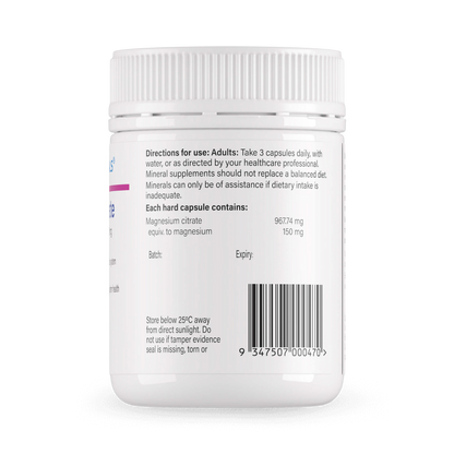 SPECTRUMCEUTICALS Magnesium Citrate 120 Capsules