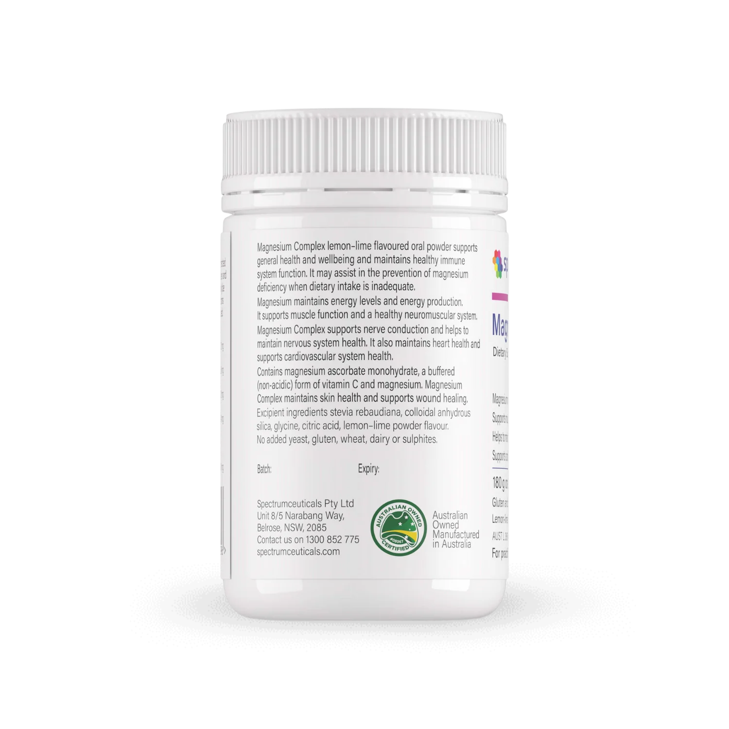 Magnesium Complex Powder 180g