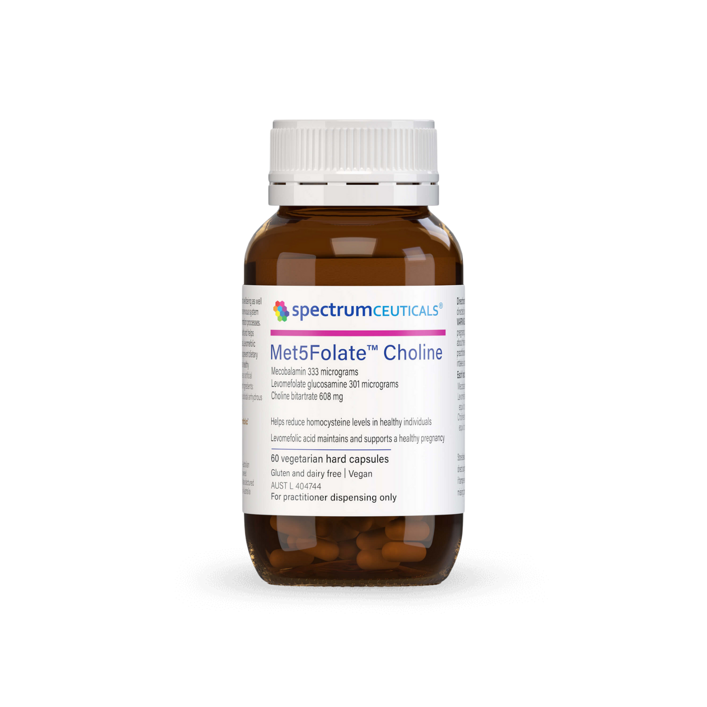 SPECTRUMCEUTICALS Met5Folate Choline 60 caps