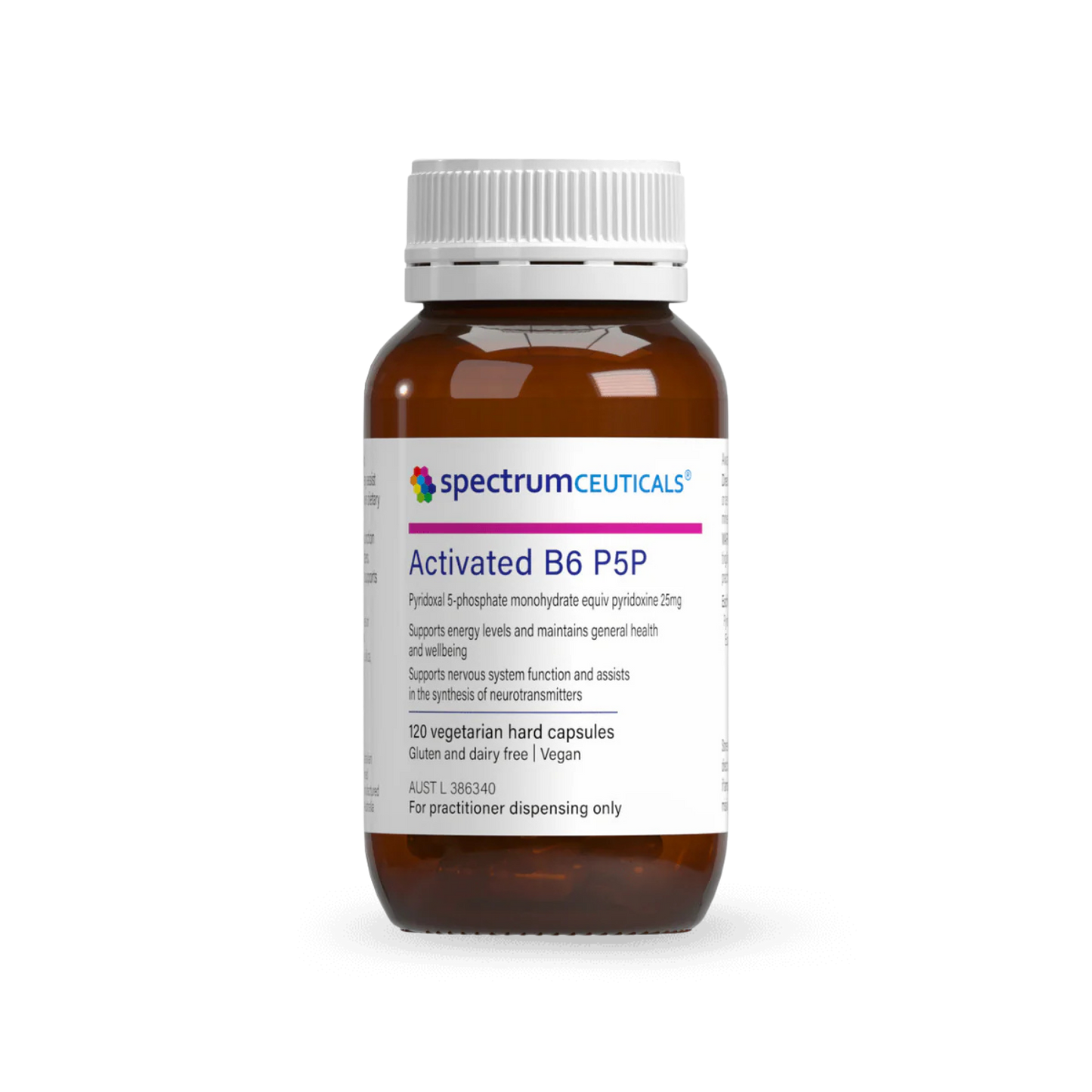 Spectrumceuticals Activated B6 P5P 120 Capsules