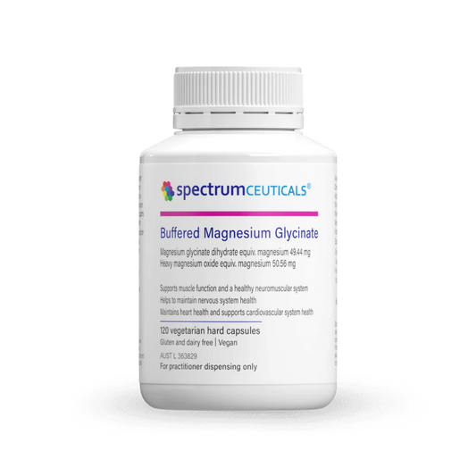 Spectrumceuticals Buffered Magnesium Glycinate 120 Capsules