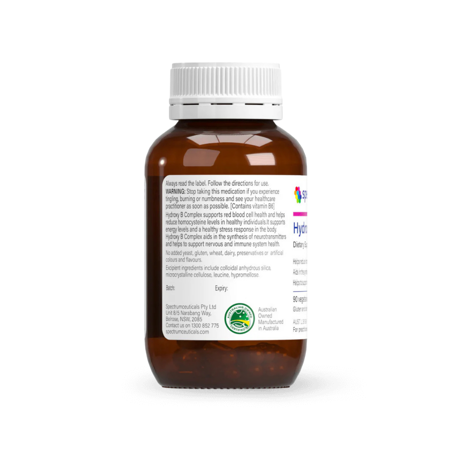 Spectrumceuticals Hydroxy B Complex 90 Capsules