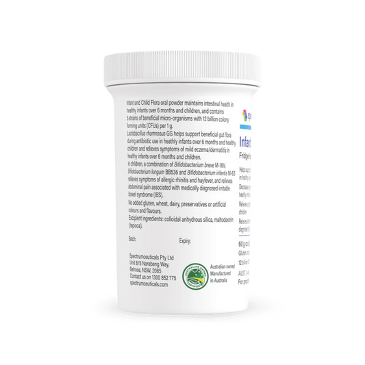 Spectrumceuticals Infant and Child Flora 60g Oral Powder