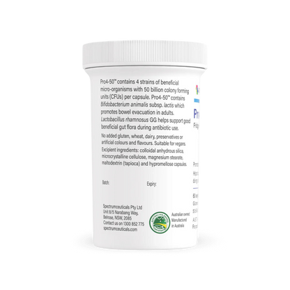 Spectrumceuticals Pro4-50 60 Capsules