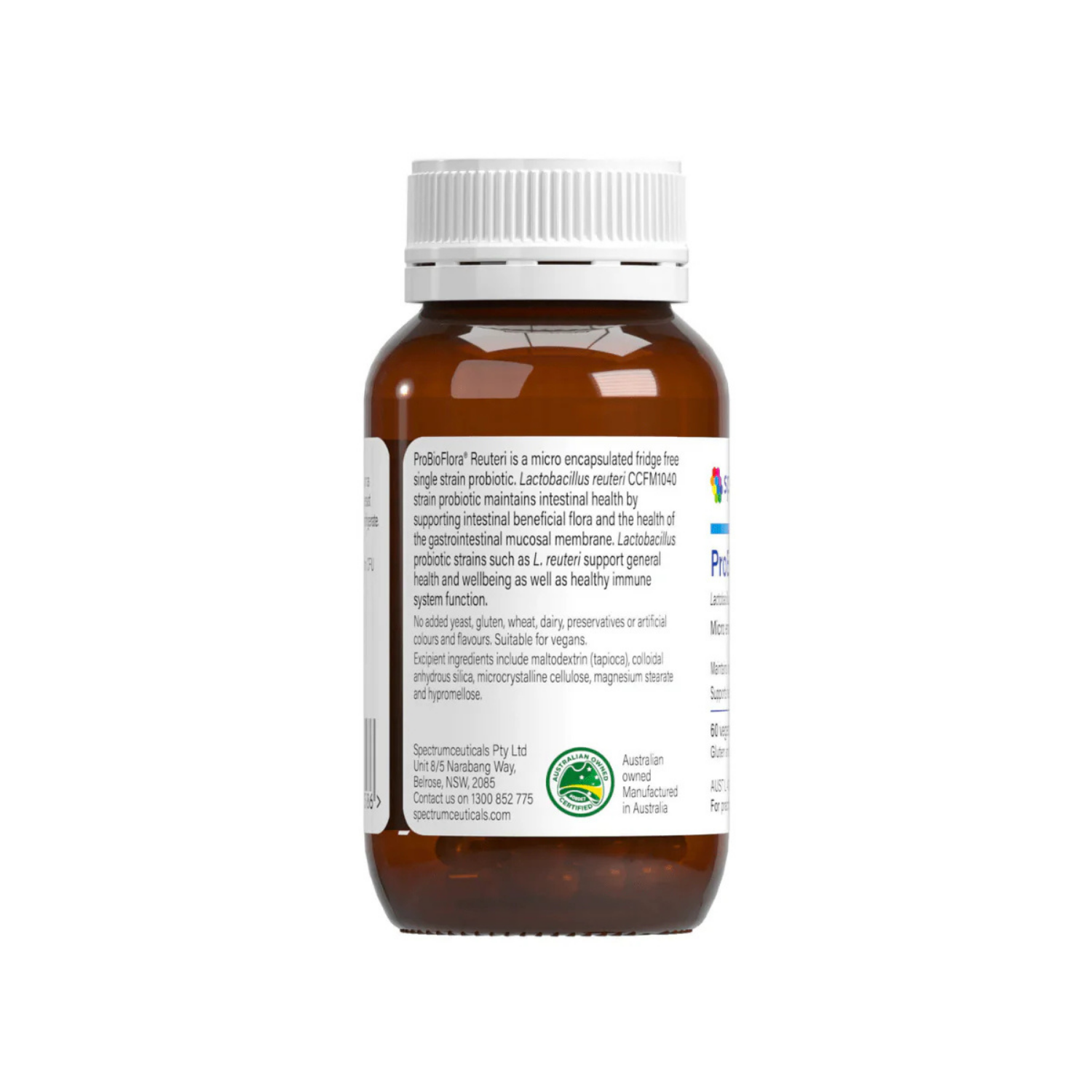 Spectrumceuticals ProBioFlora Reuteri 60 Capsules
